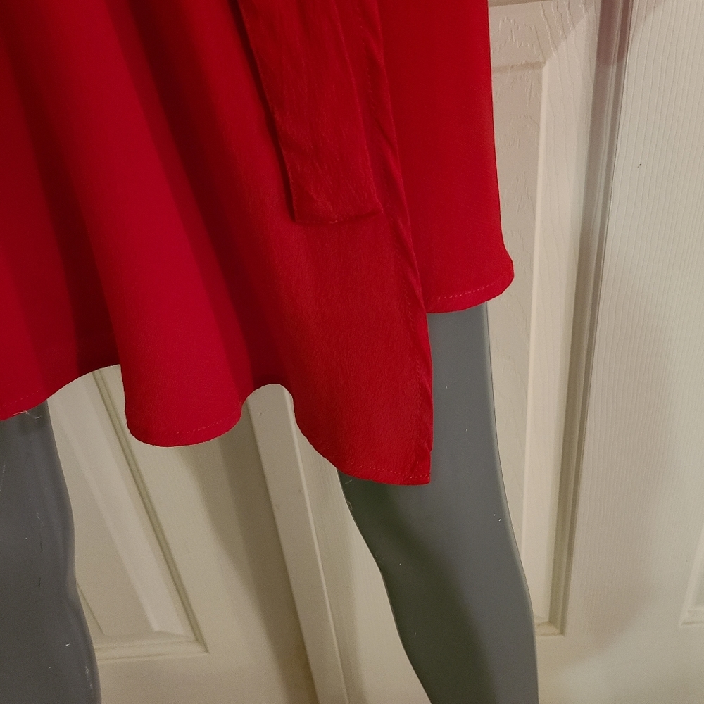 Forever 21 Red Wrap Mini Dress - Picture 5 of 6